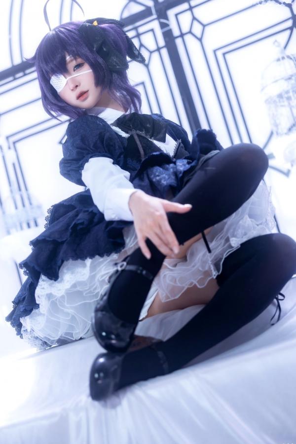 蠢沫沫  蠢沫沫-教主-六花原皮 梦幻哥特萝莉中二病邪王真眼Cosplay写真第19张图片