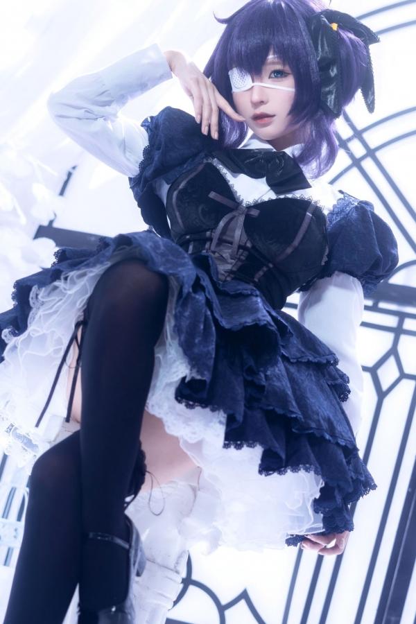 蠢沫沫  蠢沫沫-教主-六花原皮 梦幻哥特萝莉中二病邪王真眼Cosplay写真第22张图片