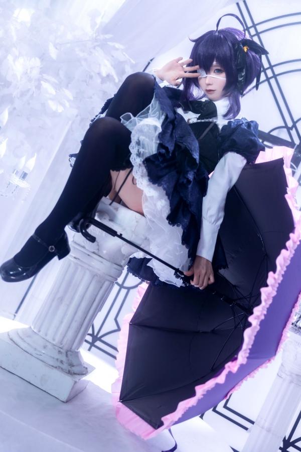 蠢沫沫  蠢沫沫-教主-六花原皮 梦幻哥特萝莉中二病邪王真眼Cosplay写真第24张图片