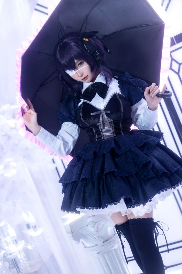 蠢沫沫  蠢沫沫-教主-六花原皮 梦幻哥特萝莉中二病邪王真眼Cosplay写真第26张图片