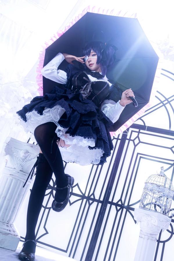 蠢沫沫  蠢沫沫-教主-六花原皮 梦幻哥特萝莉中二病邪王真眼Cosplay写真第27张图片