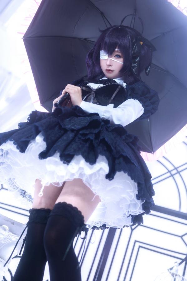 蠢沫沫  蠢沫沫-教主-六花原皮 梦幻哥特萝莉中二病邪王真眼Cosplay写真第29张图片