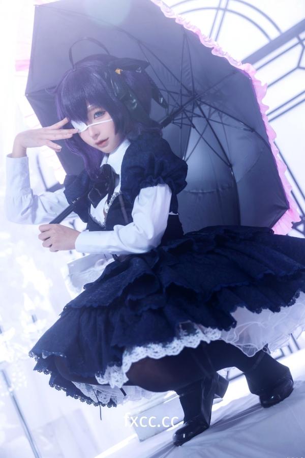 蠢沫沫  蠢沫沫-教主-六花原皮 梦幻哥特萝莉中二病邪王真眼Cosplay写真第31张图片