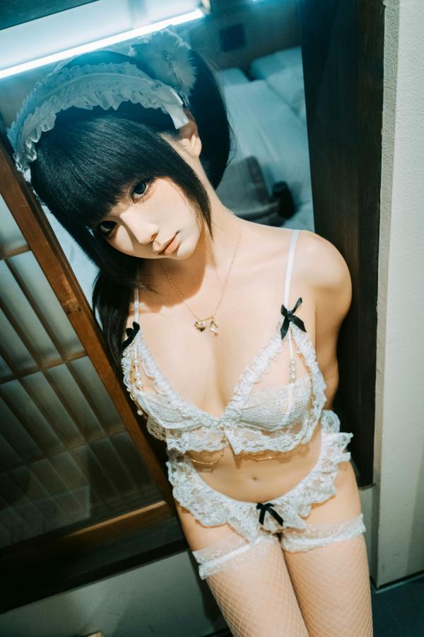 蠢沫沫  蠢沫沫-秋寻上 日系校服制服与大阪街拍性感写真第38张图片