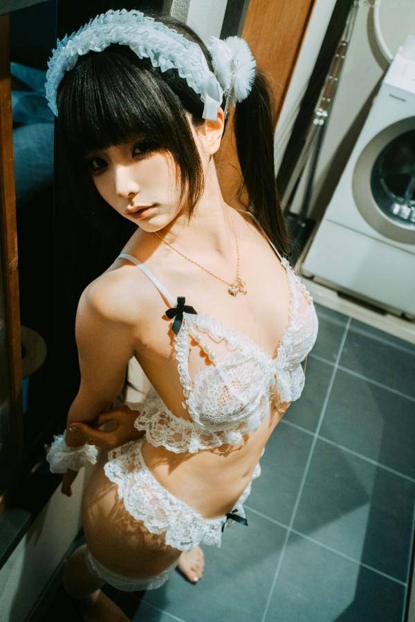 蠢沫沫  蠢沫沫-秋寻上 日系校服制服与大阪街拍性感写真第43张图片