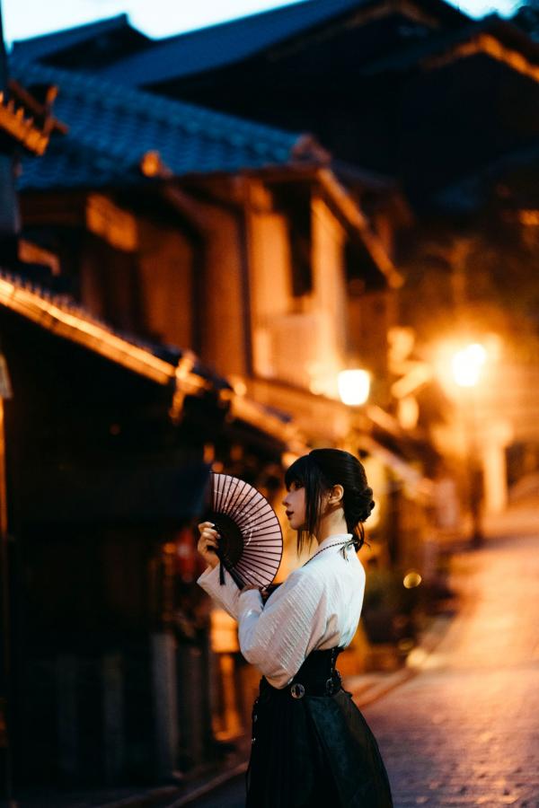 蠢沫沫  蠢沫沫-秋寻上 日系校服制服与大阪街拍性感写真第95张图片