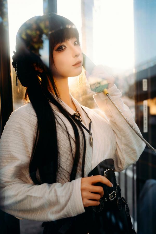 蠢沫沫  蠢沫沫-秋寻上 日系校服制服与大阪街拍性感写真第116张图片