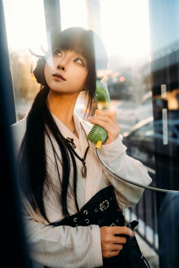 蠢沫沫  蠢沫沫-秋寻上 日系校服制服与大阪街拍性感写真第117张图片