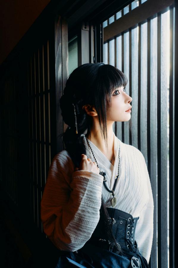 蠢沫沫  蠢沫沫-秋寻上 日系校服制服与大阪街拍性感写真第131张图片