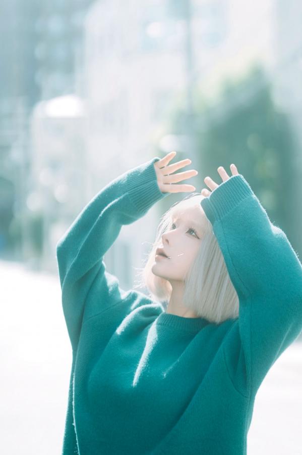 蠢沫沫  蠢沫沫-秋寻上 日系校服制服与大阪街拍性感写真第142张图片
