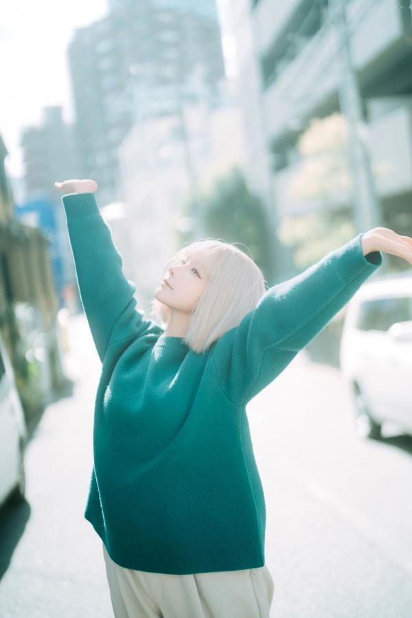 蠢沫沫  蠢沫沫-秋寻上 日系校服制服与大阪街拍性感写真第144张图片