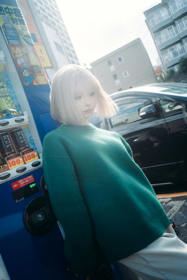 蠢沫沫  蠢沫沫-秋寻上 日系校服制服与大阪街拍性感写真第155张图片