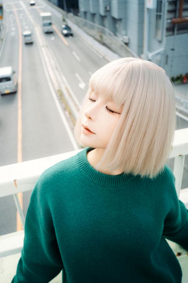 蠢沫沫  蠢沫沫-秋寻上 日系校服制服与大阪街拍性感写真第166张图片