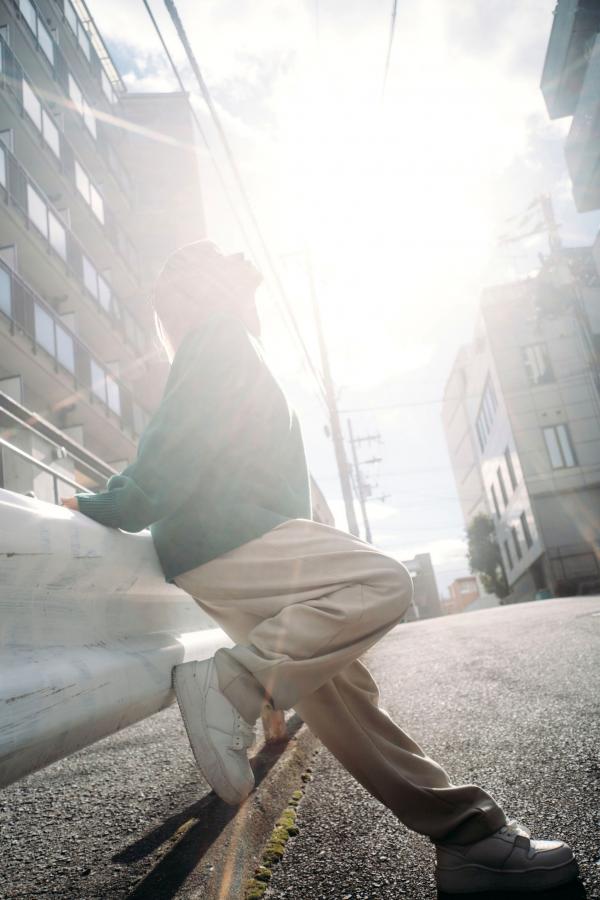 蠢沫沫  蠢沫沫-秋寻上 日系校服制服与大阪街拍性感写真第172张图片