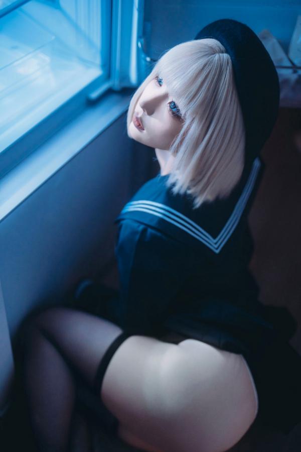 蠢沫沫  蠢沫沫-秋寻上 日系校服制服与大阪街拍性感写真第263张图片