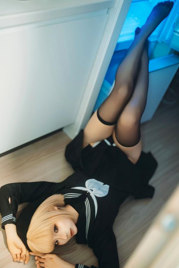 蠢沫沫  蠢沫沫-秋寻上 日系校服制服与大阪街拍性感写真第277张图片
