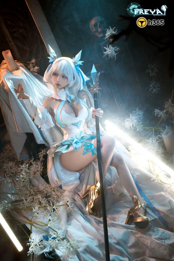 蠢沫沫  蠢沫沫-三月T3赠品《梦姬Freya》梦幻二次元Cosplay性感女神写真第1张图片