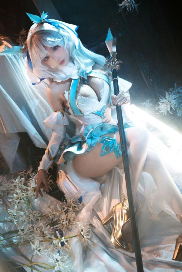 蠢沫沫  蠢沫沫-三月T3赠品《梦姬Freya》梦幻二次元Cosplay性感女神写真第2张图片