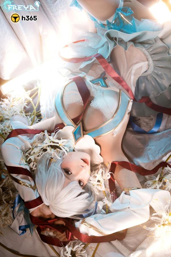 蠢沫沫  蠢沫沫-三月T3赠品《梦姬Freya》梦幻二次元Cosplay性感女神写真第9张图片