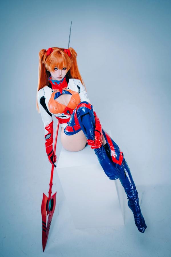 蠢沫沫  蠢沫沫-2025年09月自拍-4套 魅惑鬼姬Cosplay与黑丝校服写真第40张图片