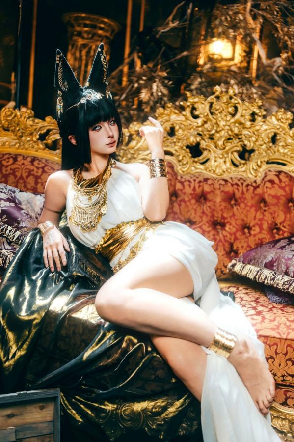 蠢沫沫  蠢沫沫-2025年09月自拍-4套 魅惑鬼姬Cosplay与黑丝校服写真第43张图片