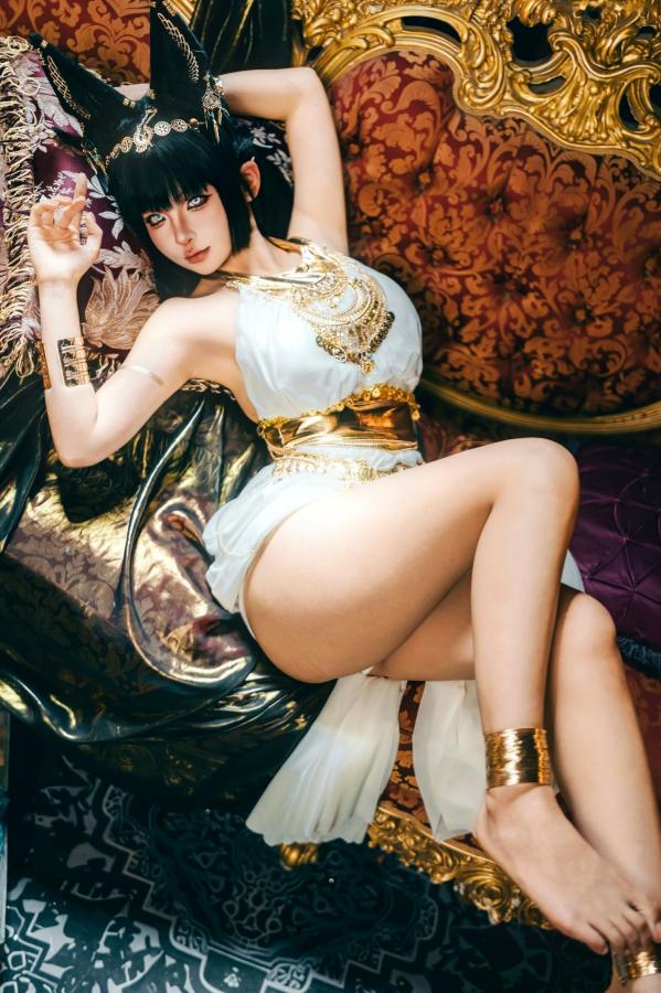 蠢沫沫  蠢沫沫-2025年09月自拍-4套 魅惑鬼姬Cosplay与黑丝校服写真第44张图片