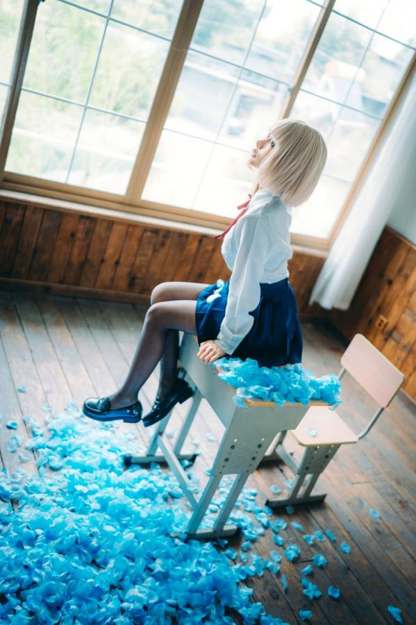 蠢沫沫  蠢沫沫-2025年09月自拍-4套 魅惑鬼姬Cosplay与黑丝校服写真第50张图片