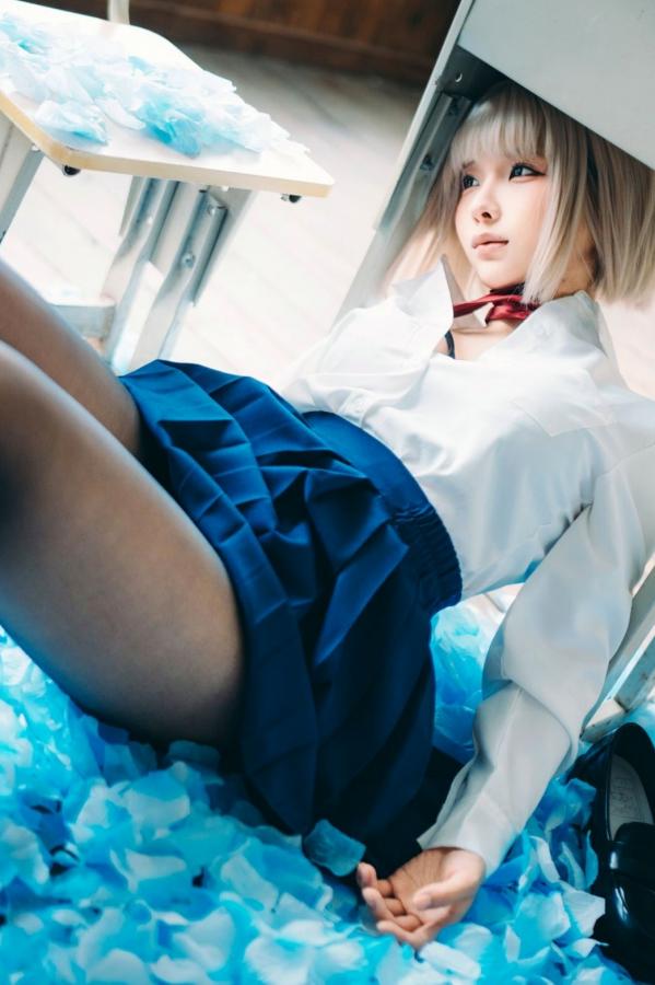 蠢沫沫  蠢沫沫-2025年09月自拍-4套 魅惑鬼姬Cosplay与黑丝校服写真第57张图片
