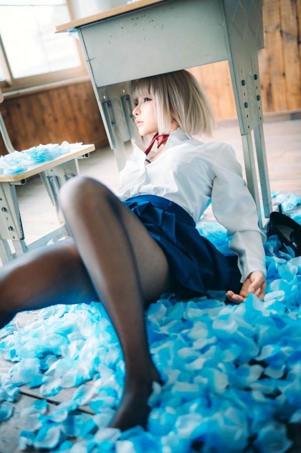 蠢沫沫  蠢沫沫-2025年09月自拍-4套 魅惑鬼姬Cosplay与黑丝校服写真第59张图片