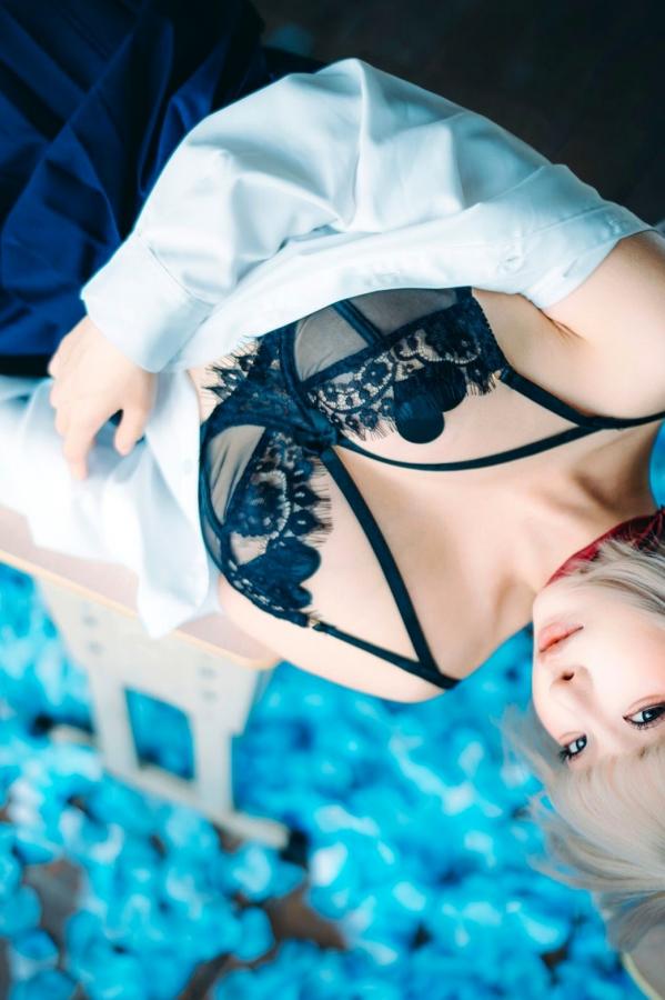 蠢沫沫  蠢沫沫-2025年09月自拍-4套 魅惑鬼姬Cosplay与黑丝校服写真第91张图片