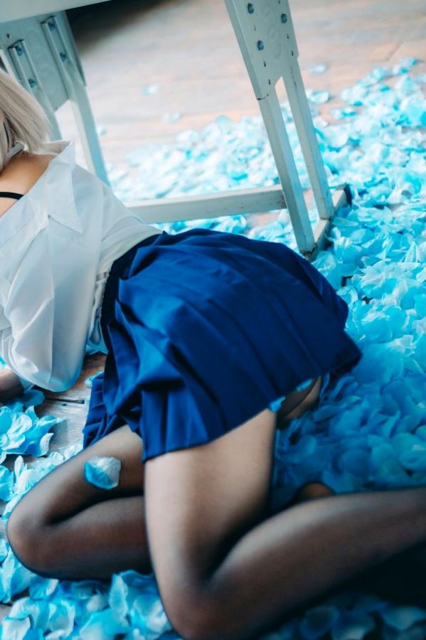 蠢沫沫  蠢沫沫-2025年09月自拍-4套 魅惑鬼姬Cosplay与黑丝校服写真第107张图片