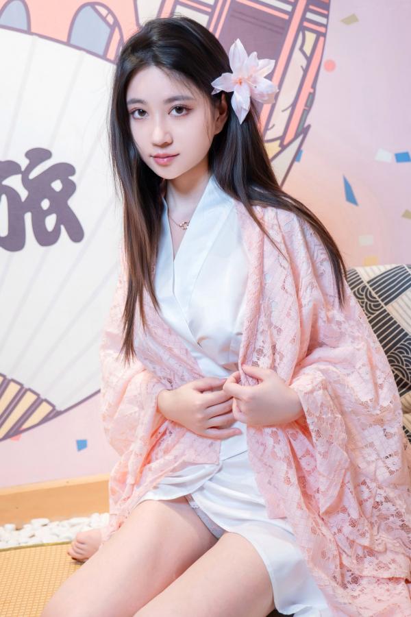 年年Nnian 年年  年年《漫花》户外桃花林和服性感大尺度写真 极品女神清新诱惑第62张图片