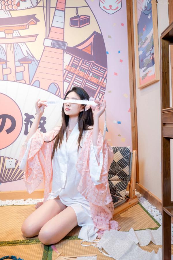 年年Nnian 年年  年年《漫花》户外桃花林和服性感大尺度写真 极品女神清新诱惑第63张图片