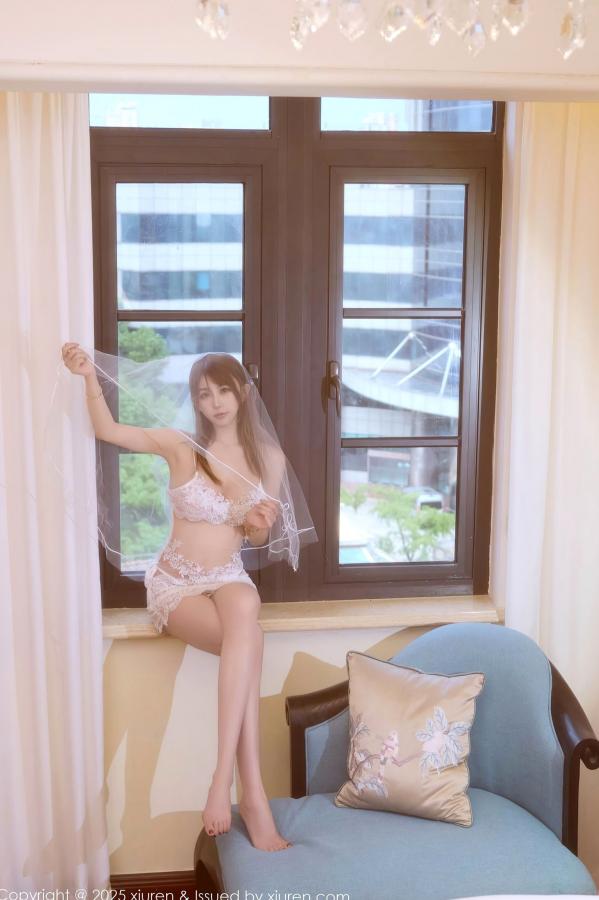    XiuRen秀人网-10775-Zoe柚柚-白色蕾丝服饰-2025.09.17第2张图片