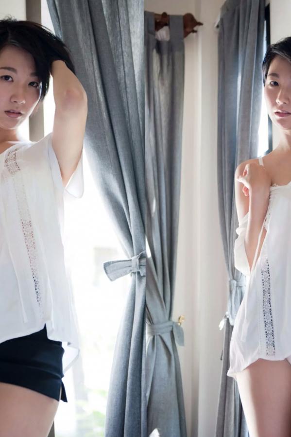    大塚びる - 甘いくちびる vol.1 日本短发女神居家白色内衣性感私房写真集第9张图片