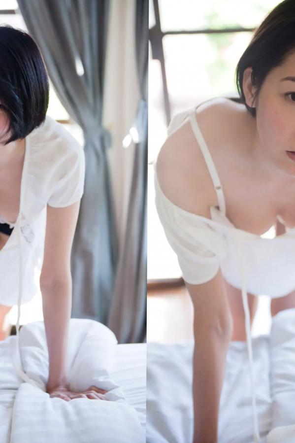    大塚びる - 甘いくちびる vol.1 日本短发女神居家白色内衣性感私房写真集第10张图片