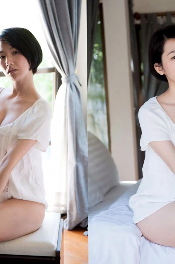    大塚びる - 甘いくちびる vol.1 日本短发女神居家白色内衣性感私房写真集第12张图片