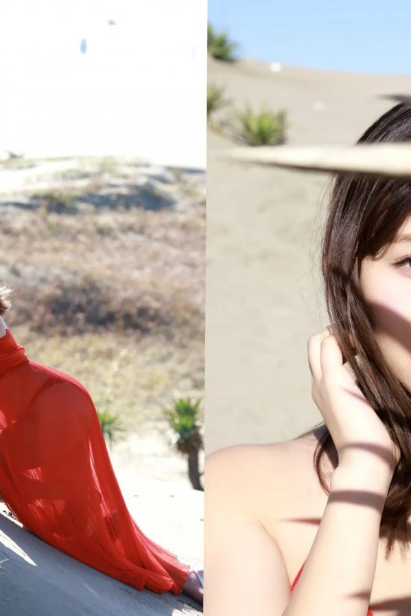    下村明香 - Impact Beauty vol.3 性感私房内衣与户外红裙写真第5张图片