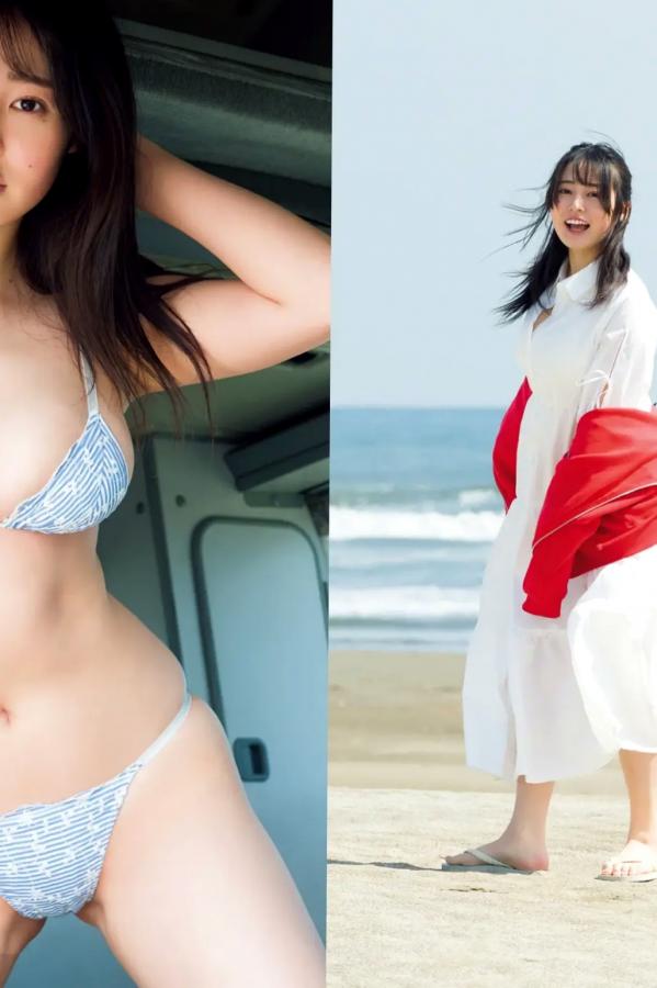   白濱美兎 - 最強の18歳 至宝の柔ボディ降臨！日本美少女海边沙滩清新性感比基尼写真第19张图片