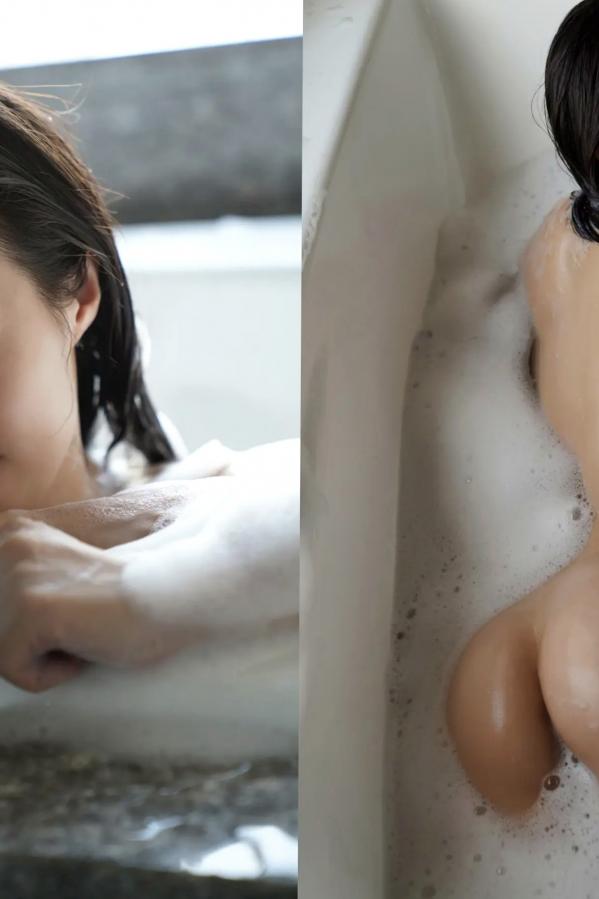   天津いちは - 元JR東日本社員がまさかのフルヌード vol.2 浴室泡澡与窗边内衣性感私房写真第34张图片