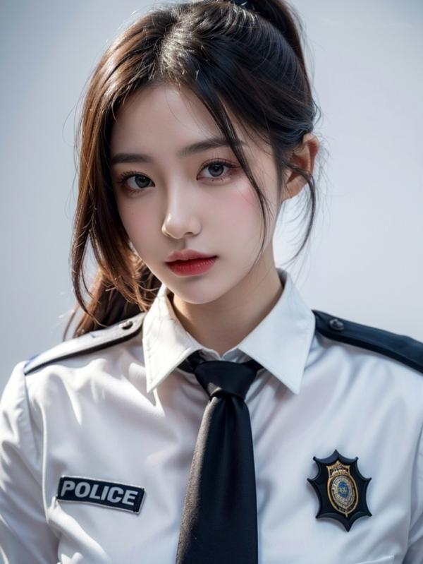    AI美女-拟实-美女飞行员机长-18禁 飞行员制服特写海滩性感写真第2张图片