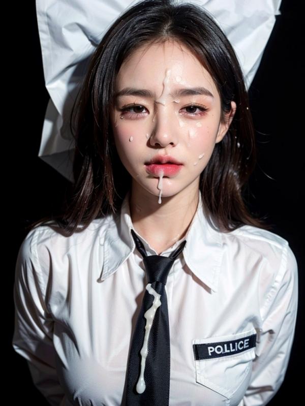    AI美女-拟实-美女飞行员机长-18禁 飞行员制服特写海滩性感写真第14张图片