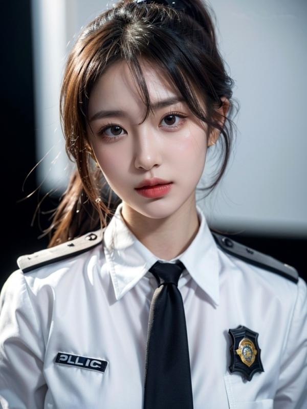    AI美女-拟实-美女飞行员机长-18禁 飞行员制服特写海滩性感写真第40张图片