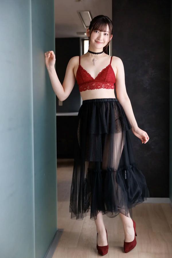    [Minisuka.tv] Asami Kondou 近藤あさみ - Limited Gallery Set 48.01 红色蕾丝透视纱裙性感私房写真第2张图片