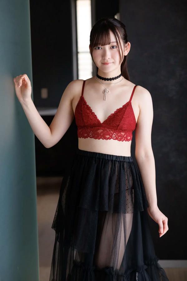    [Minisuka.tv] Asami Kondou 近藤あさみ - Limited Gallery Set 48.01 红色蕾丝透视纱裙性感私房写真第3张图片