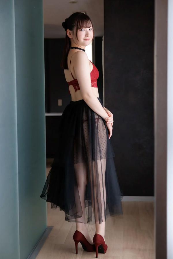    [Minisuka.tv] Asami Kondou 近藤あさみ - Limited Gallery Set 48.01 红色蕾丝透视纱裙性感私房写真第5张图片