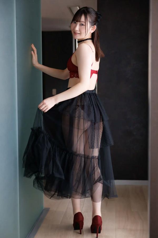    [Minisuka.tv] Asami Kondou 近藤あさみ - Limited Gallery Set 48.01 红色蕾丝透视纱裙性感私房写真第6张图片