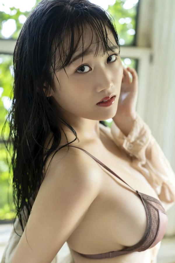    奥村梨穂 - 奇跡の神乳 vol.3 日本童颜巨乳女神性感比基尼湿身私房写真第83张图片