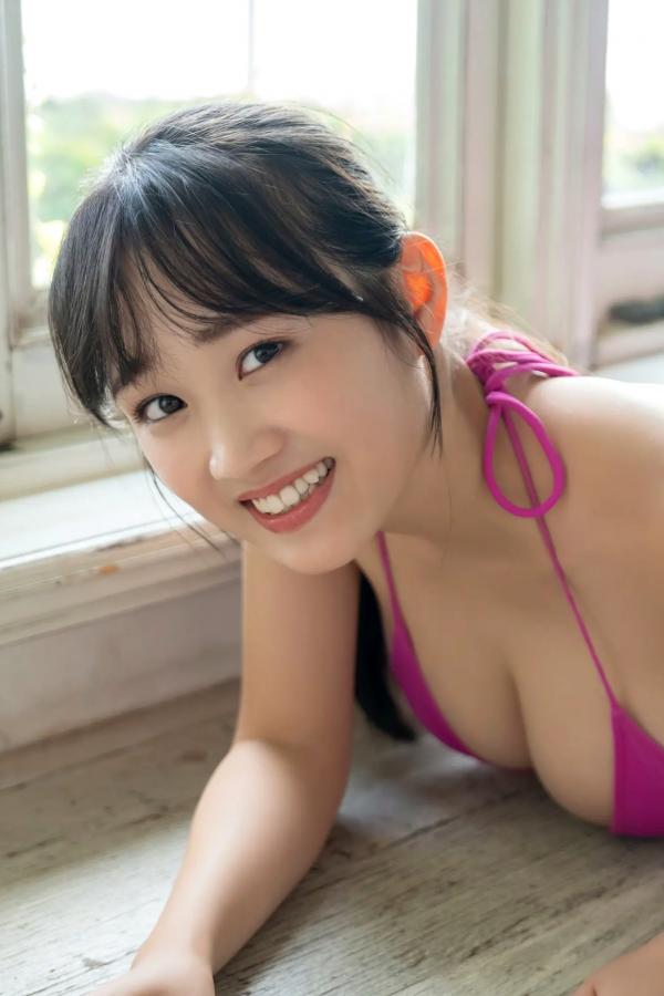    奥村梨穂 - 奇跡の神乳 vol.3 日本童颜巨乳女神性感比基尼湿身私房写真第94张图片