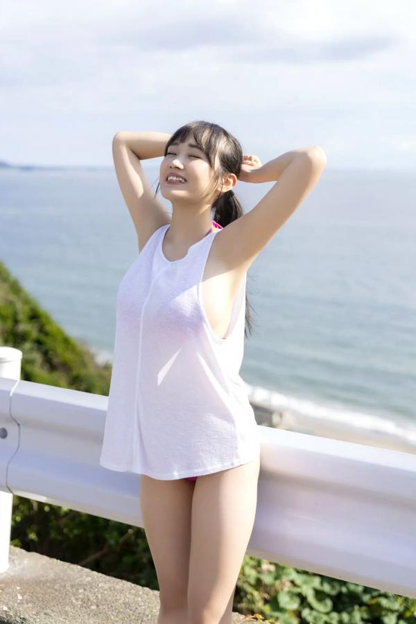    奥村梨穂 - 奇跡の神乳 vol.3 日本童颜巨乳女神性感比基尼湿身私房写真第99张图片